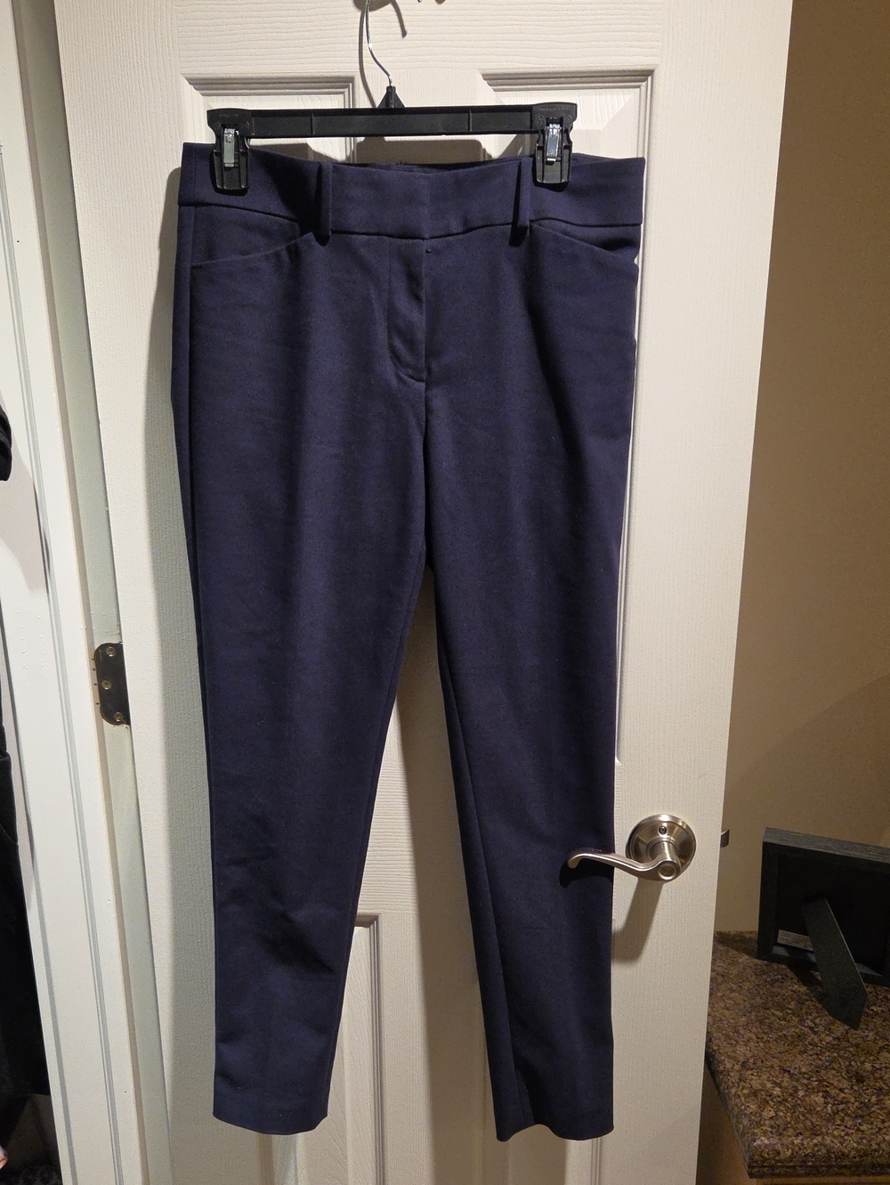 LOFT Navy Marisa Skinny Pants